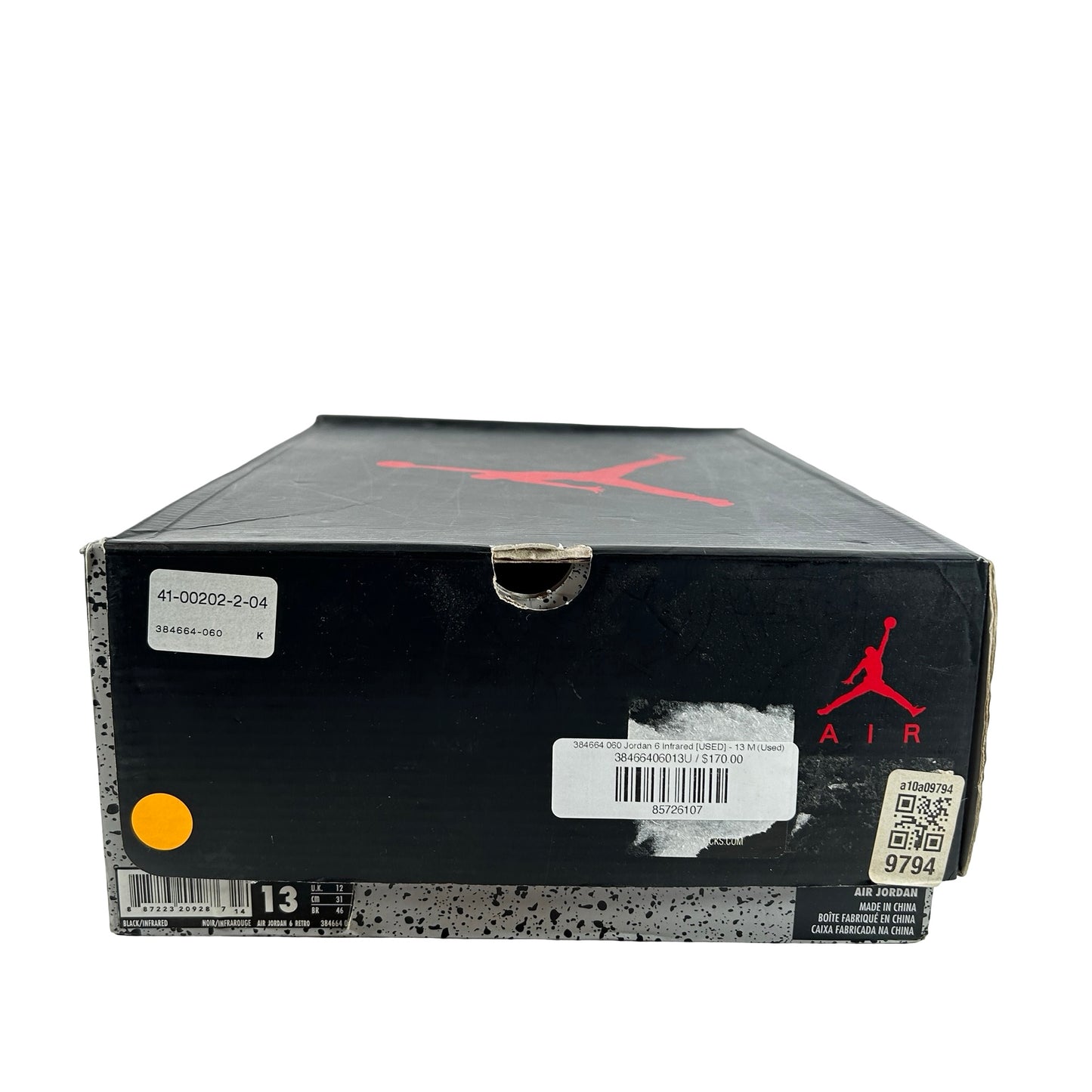 384664 060 Jordan 6 Infrared [USED] - 13 M (Used2)