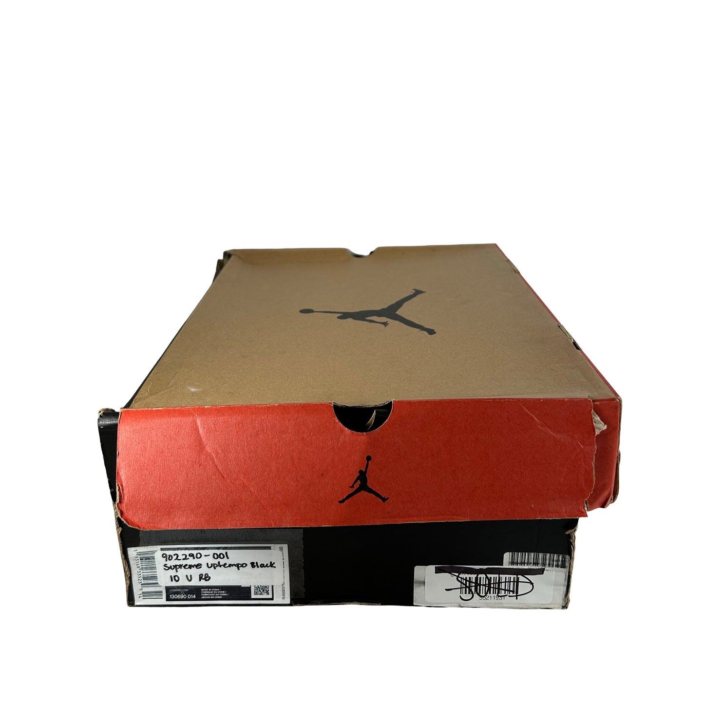 902290 001 Nike Air More Uptempo Supreme Suptempo Black [USED] - 10 M (Used) (Replace Box)