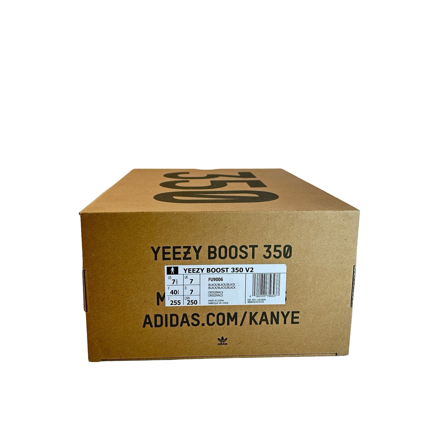 FU9006 adidas Yeezy Boost 350 V2 Black (Non-Reflective) [USED] - 7.5 M (Used)