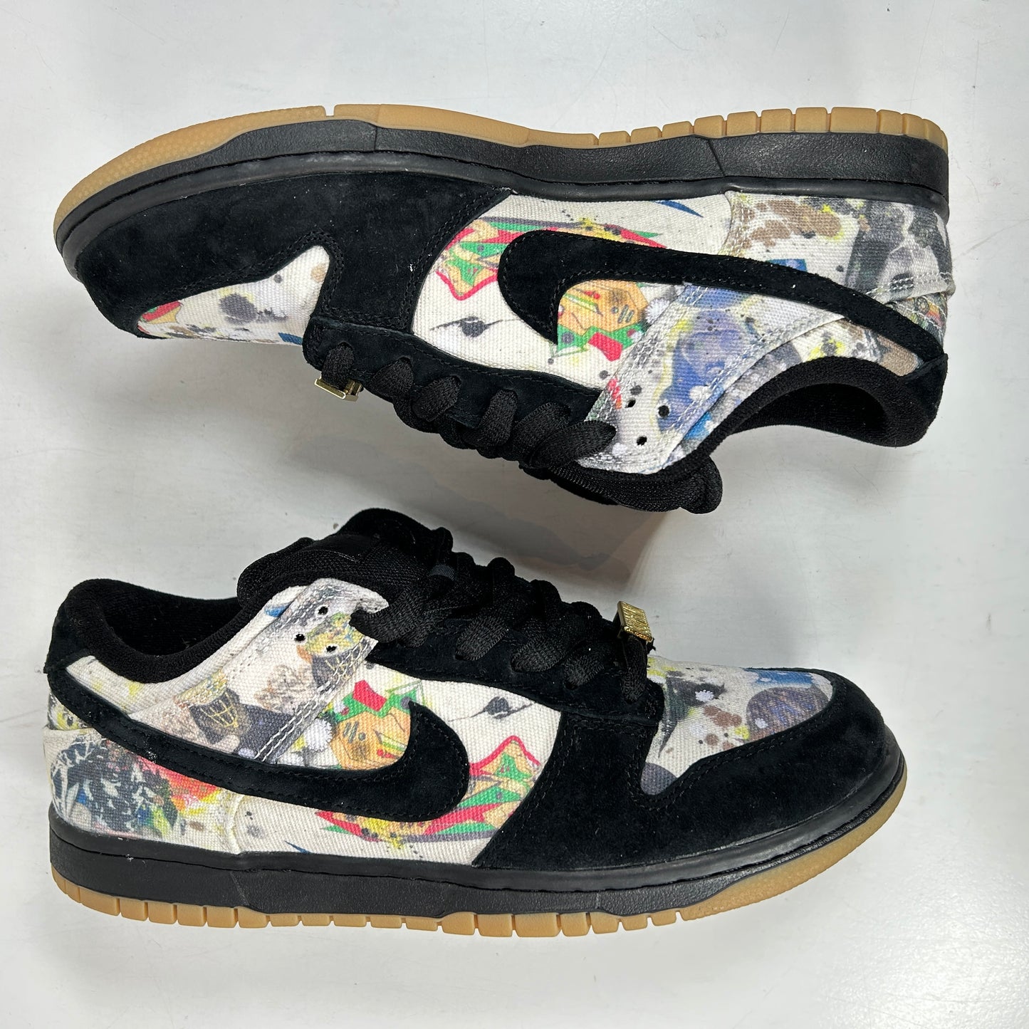 FD8778 001 Nike SB Dunk Low Supreme Rammellzee [USED] - 8.5 M (Used) (No Box)