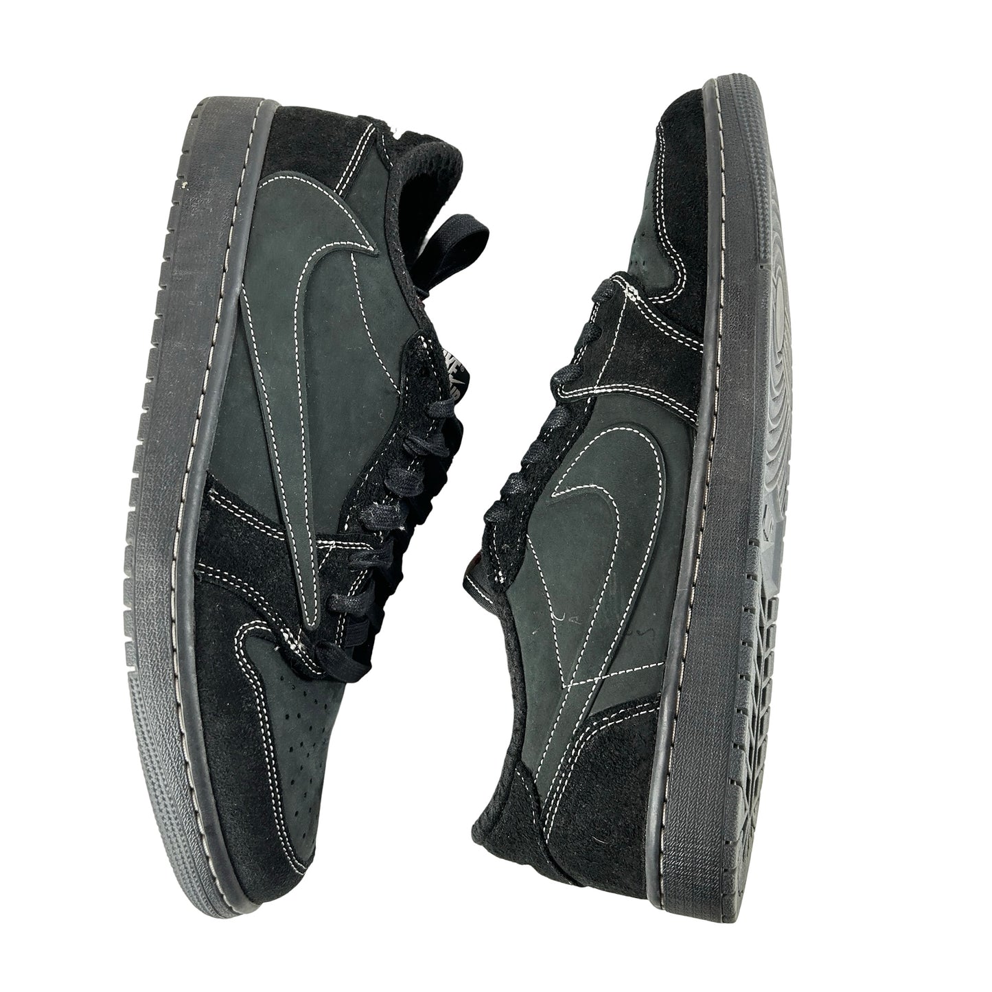 DM7866 001 Jordan 1 Retro Low OG SP Travis Scott Black Phantom [USED] - 13 M (Used) (No Box)