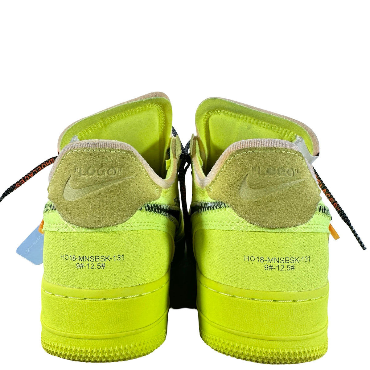 AO4606 700 Nike Air Force 1 Low Off-White Volt [USED] - 11 M (Used)