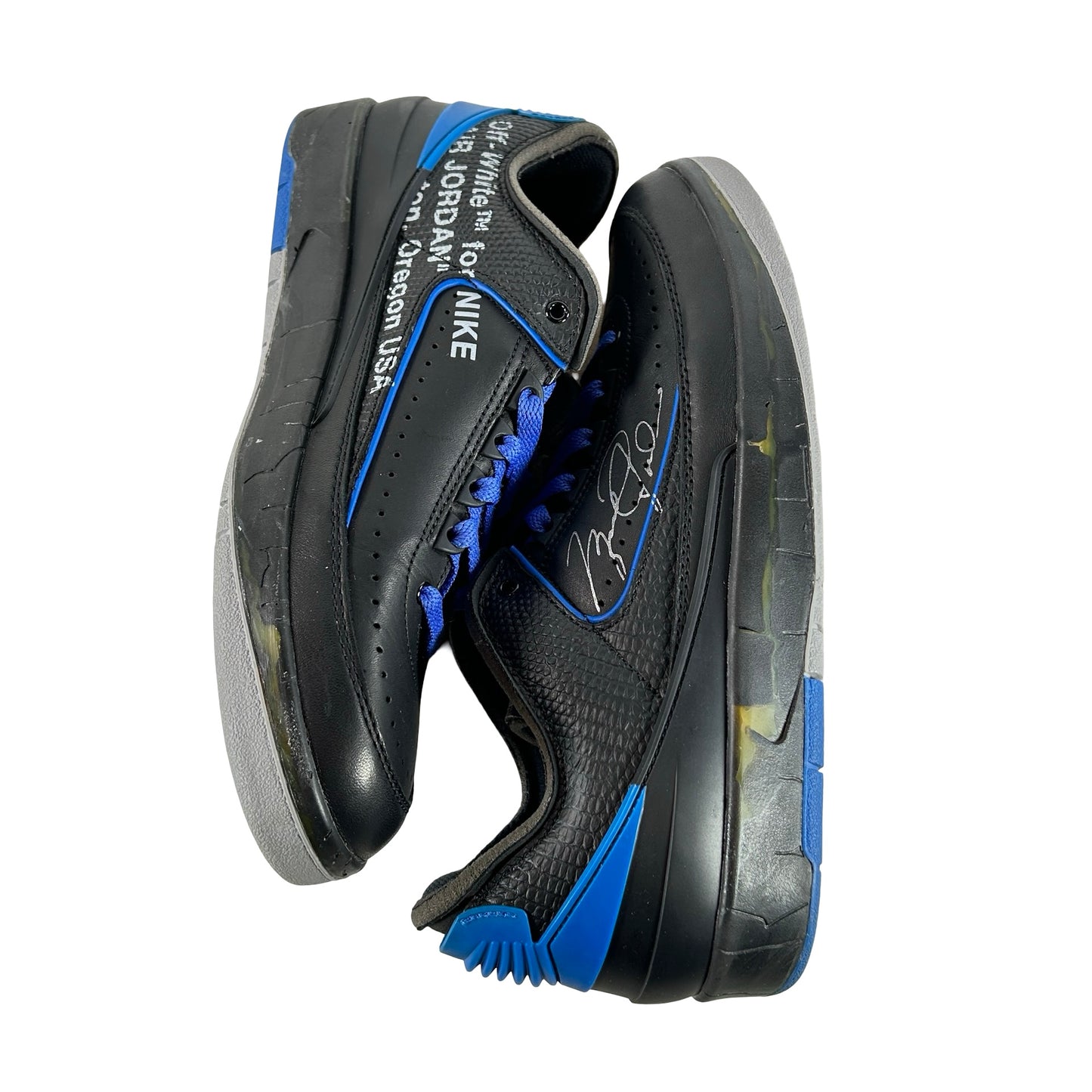 DJ4375 004 Jordan 2 Retro Low SP Off-White Black Blue [USED] - 9 M (Used2)