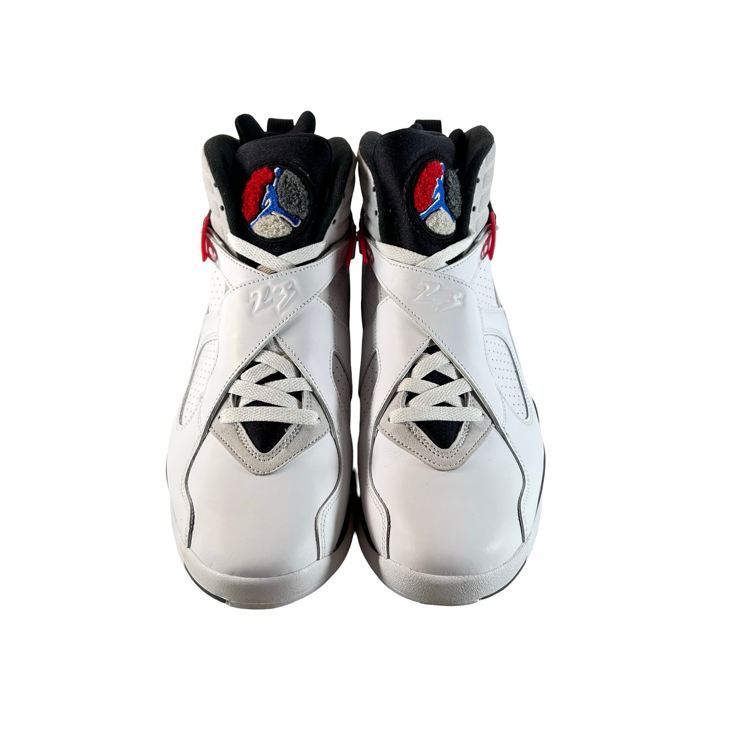 305381 100 Jordan 8 Retro White True Red (2025) [USED] - 11.5 M (Used)