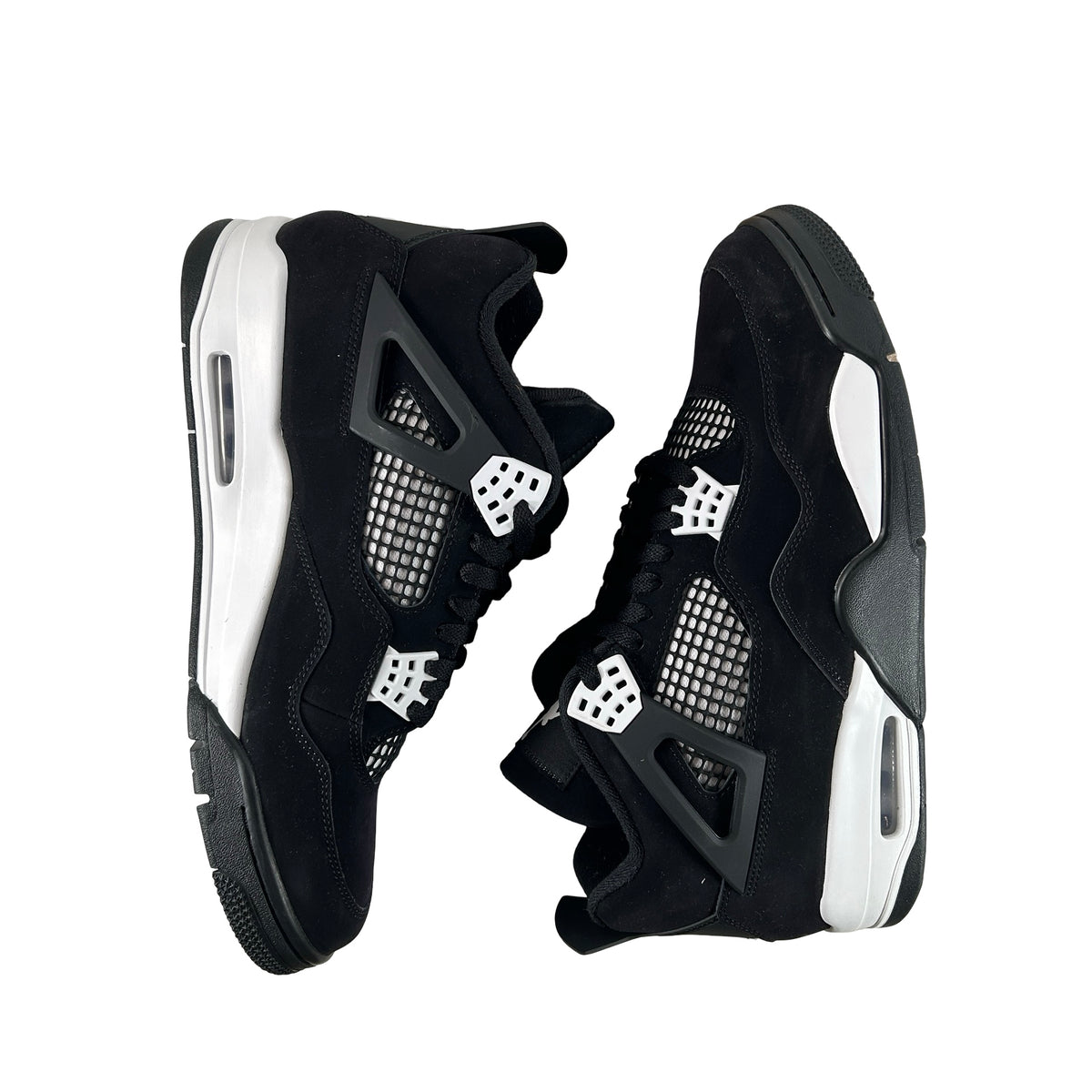 FQ8138 001 Air Jordan 4 Retro White Thunder [USED] - 12 M (Used2) (No Box2)