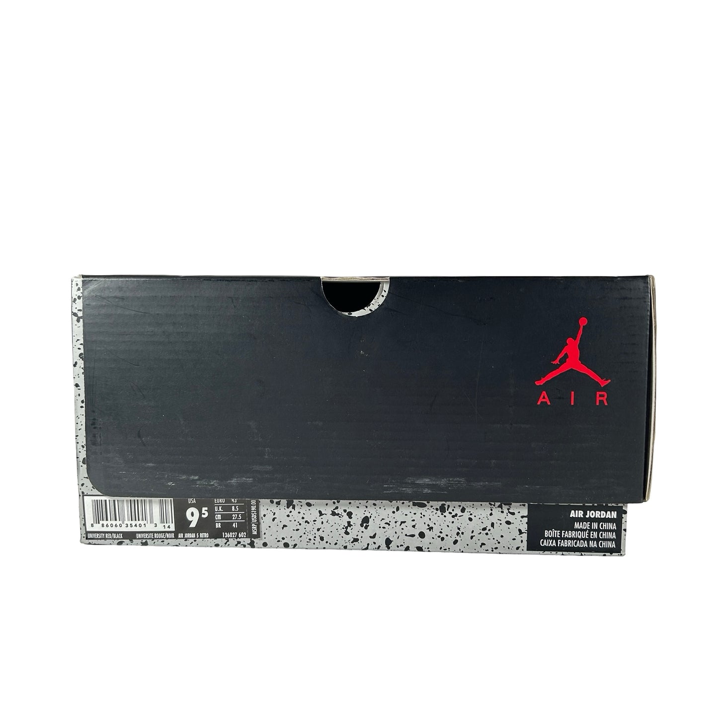 136027 602 Jordan 5 Retro Red Suede [USED] - 9.5 M (Used)