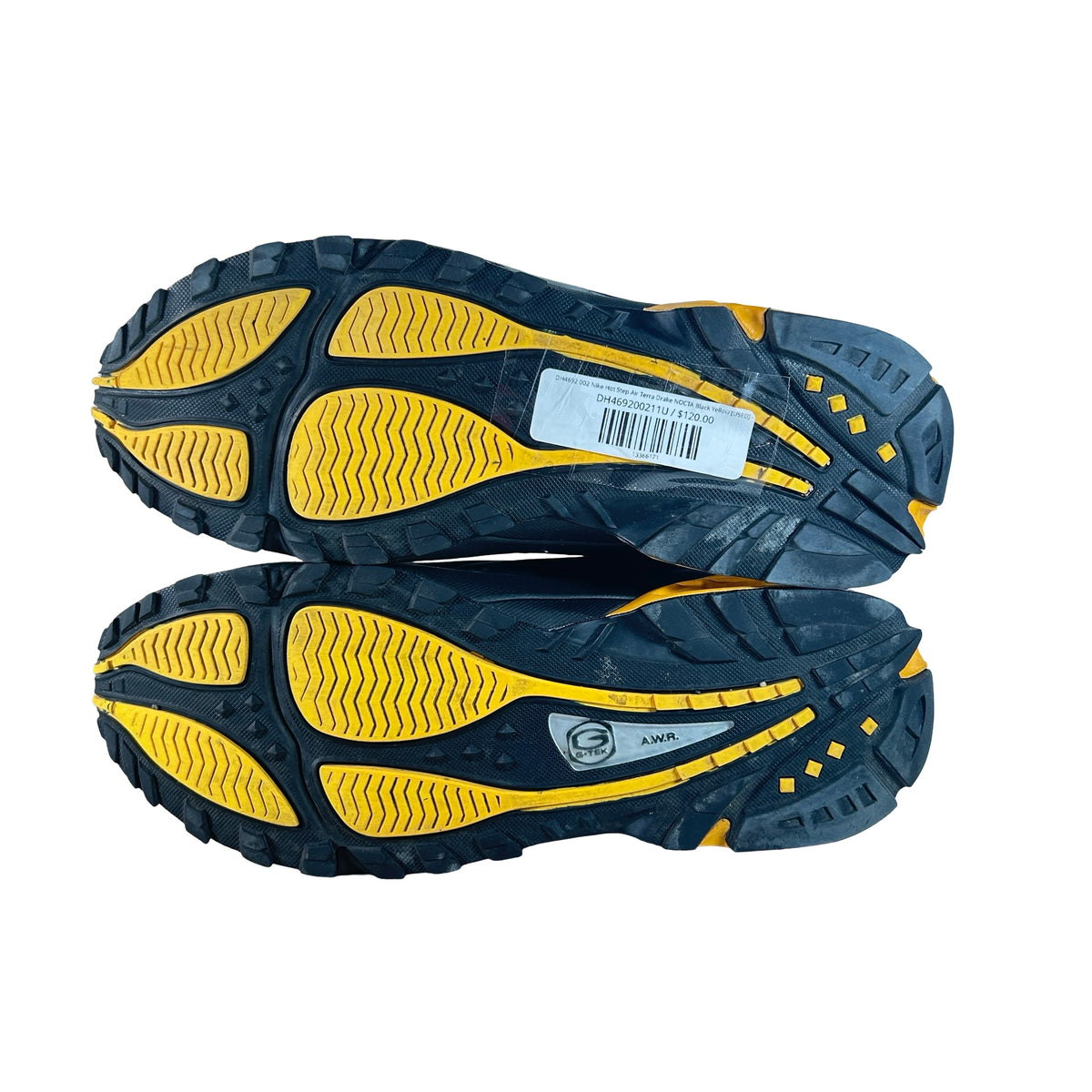 DH4692 002 Nike Hot Step Air Terra Drake NOCTA Negro Amarillo