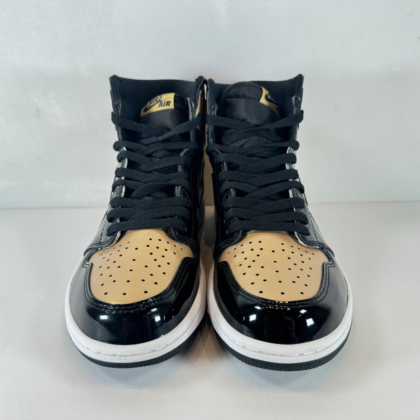 861428 007 Jordan 1 Retro High NRG Patent Gold Toe [USED] - 10.5 M (Used)