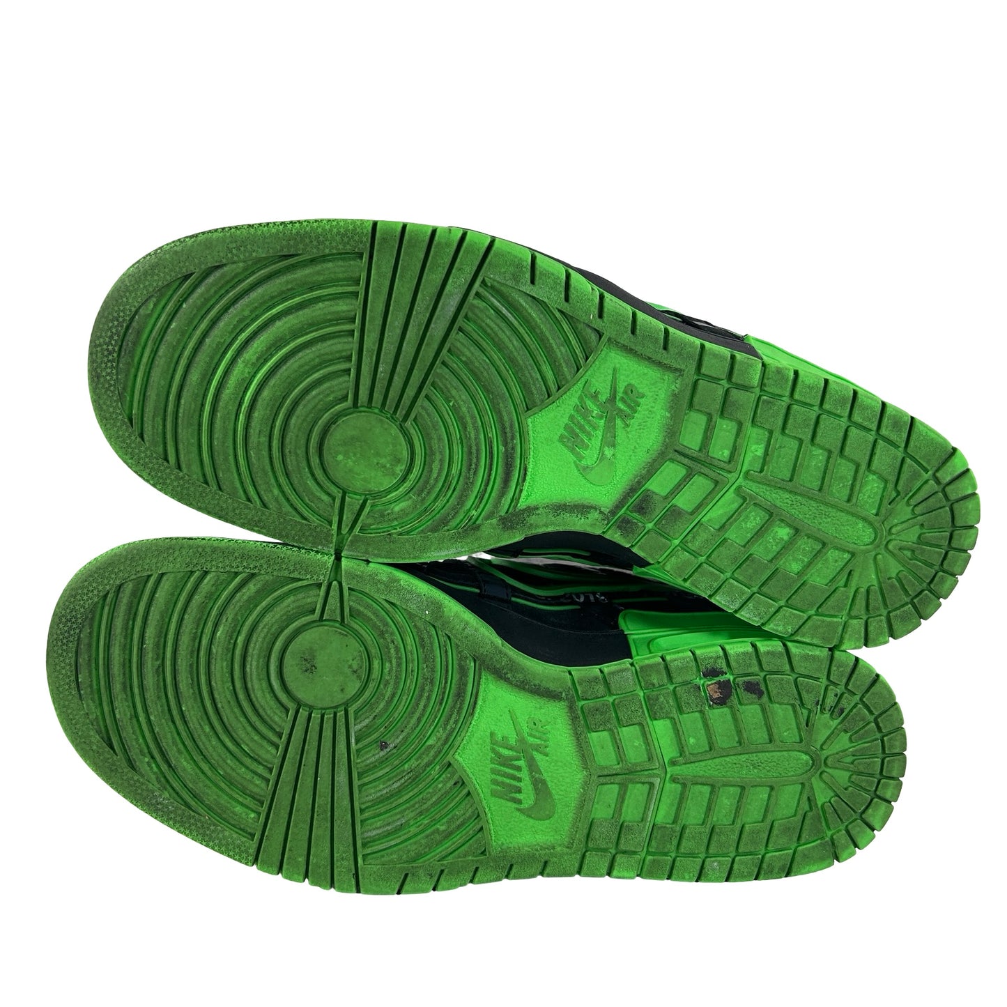 CU6015 001 Nike Air Rubber Dunk Off-White Green Strike [USED] - 11 M (Used3)
