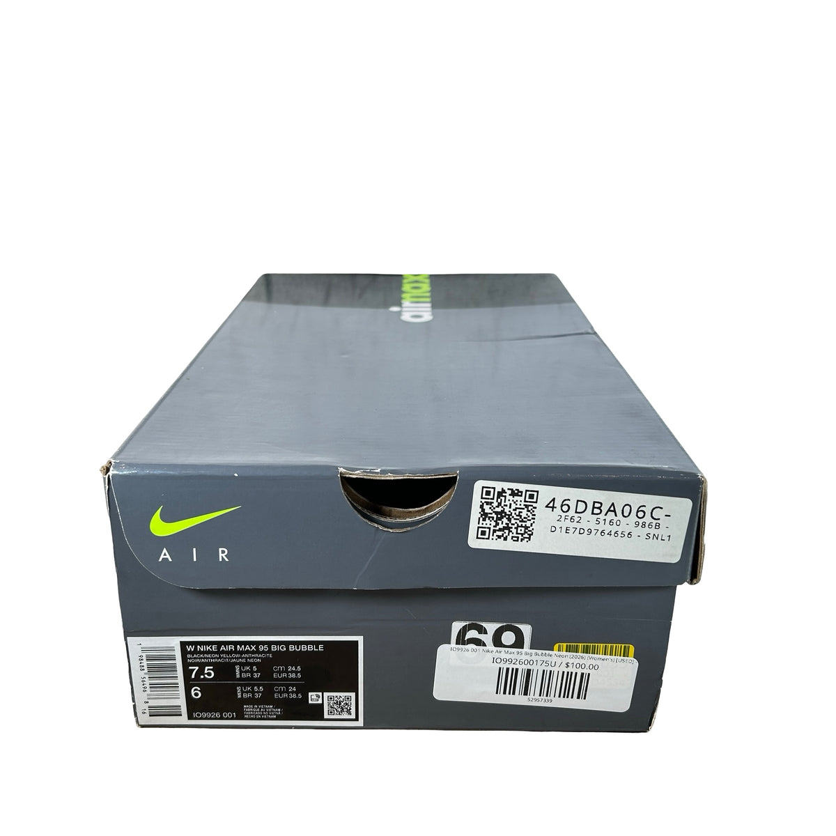 IO9926 001 Nike Air Max 95 Big Bubble Neon (2026) (Women's) [USED] - 7.5 W (Used)
