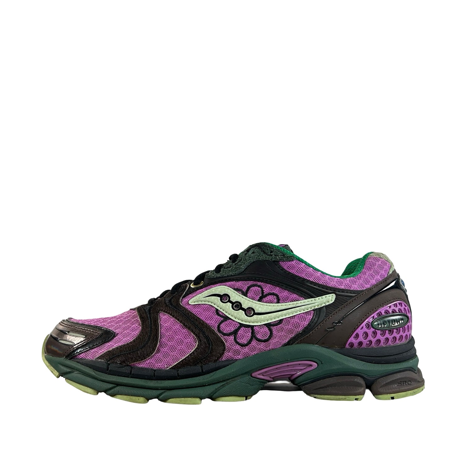 S70966 3 Saucony ProGrid Triumph 4 Jae Tips Flowers Grow Uptown Perilla [USED] - 11 M (Used)