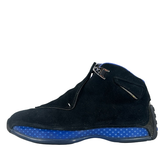 AA2494 007 Jordan 18 Retro Black Sport Royal (2018) [USED] - 10 M (Used)