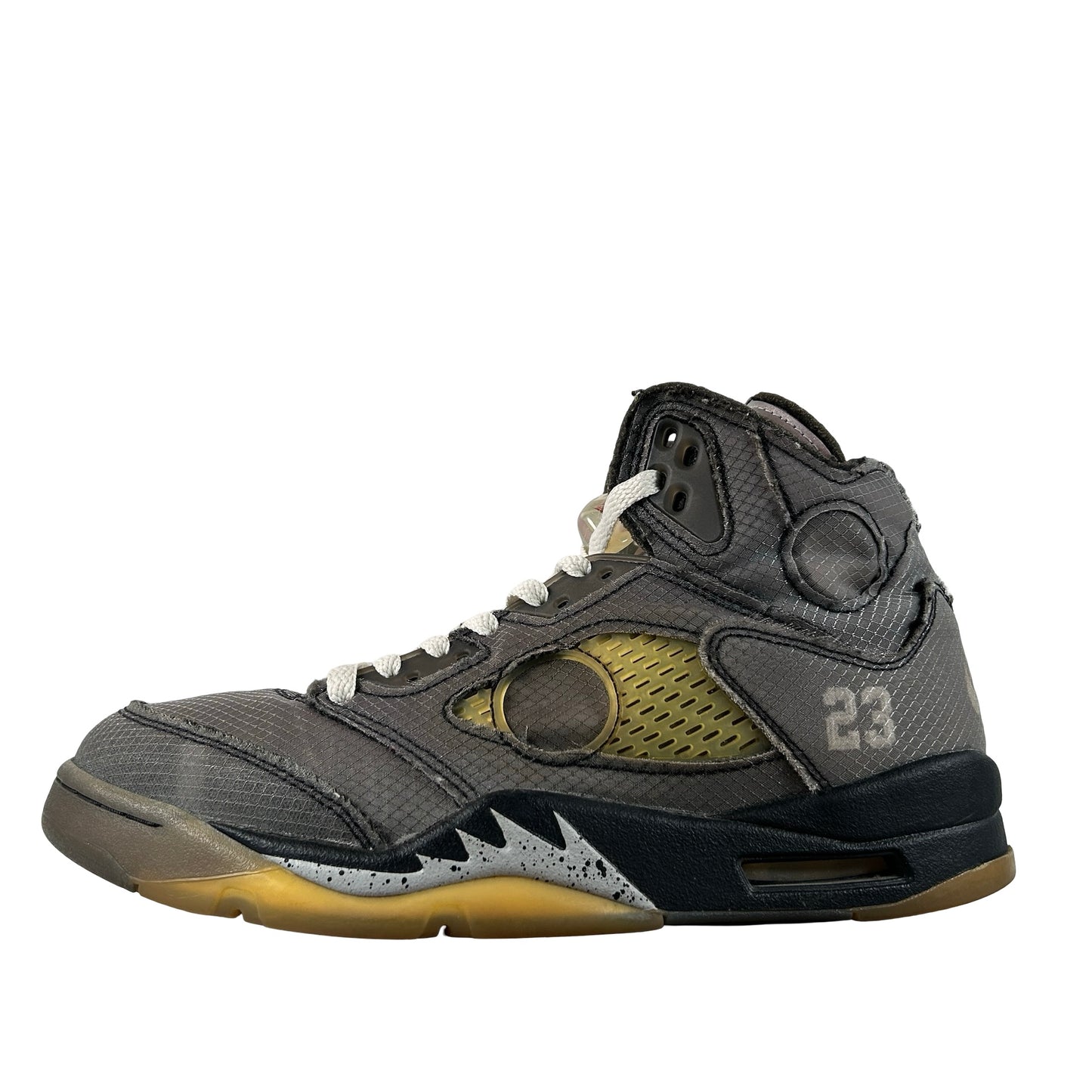 CT8480 001 Jordan 5 Off-White Black [USED] - 8 M (Used7)