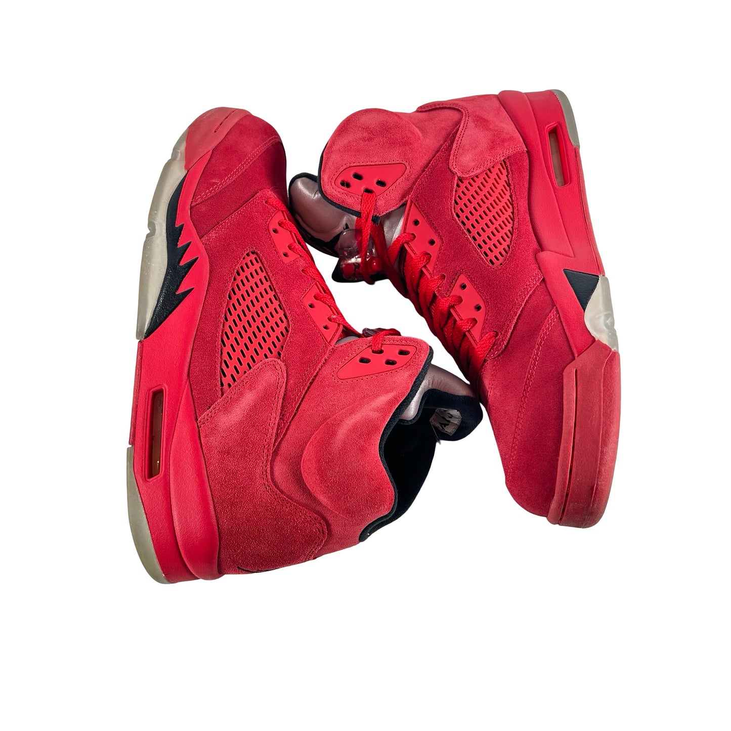 136027 602 Jordan 5 Retro Red Suede [USED] - 12 M (Used)