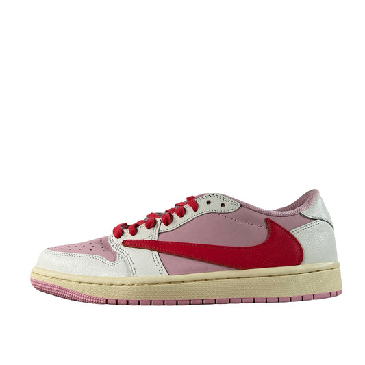 IQ7604 101 Jordan 1 Retro Low OG SP Travis Scott Sail Tropical Pink [USED] - 9.5 M (Used4)