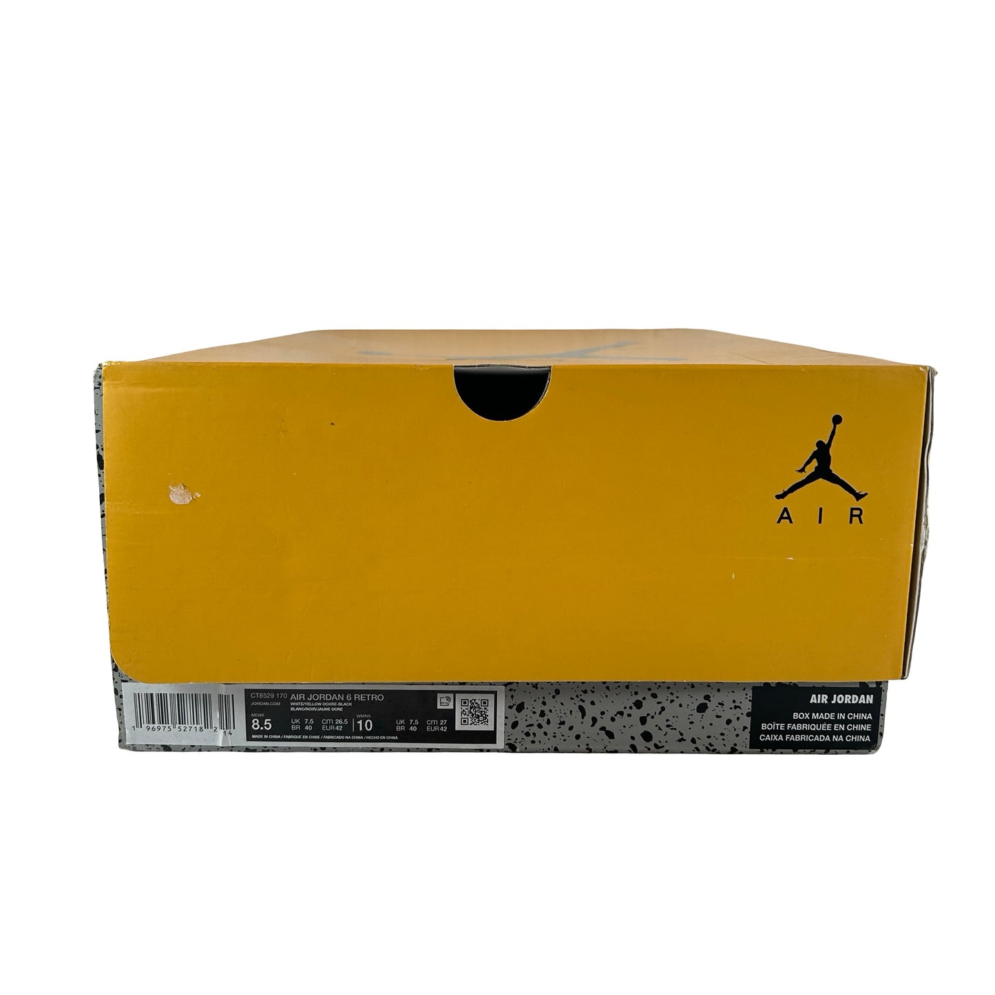 CT8529 170 Jordan 6 Retro Yellow Ochre [USED] - 8.5 M (Used)
