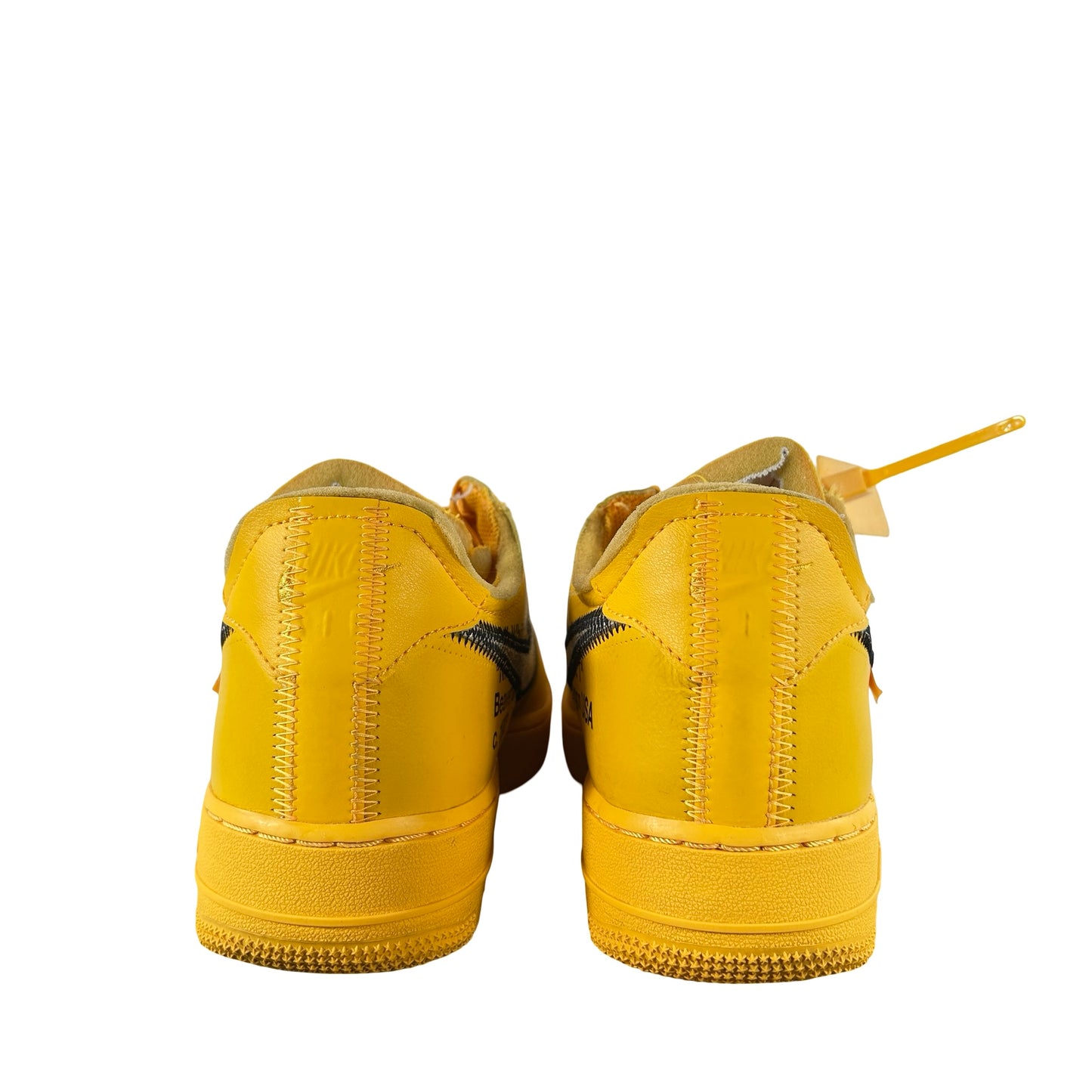 DD1876 700 Nike Air Force 1 Low Off-White ICA University Gold [USED] - 8.5 M (Used) (No Box)