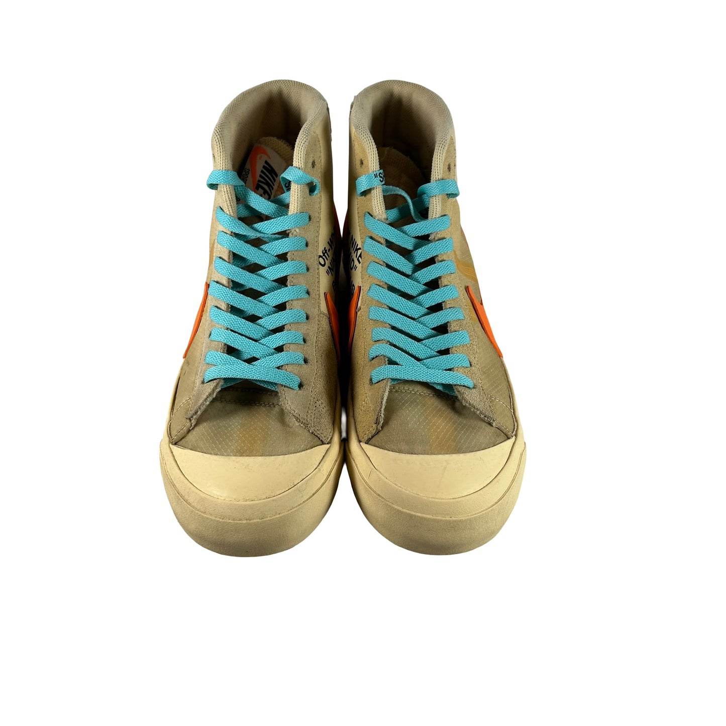 AA3832 700 Nike Blazer Off-White Orange [USED] - 10.5 M (Used) (No Box)