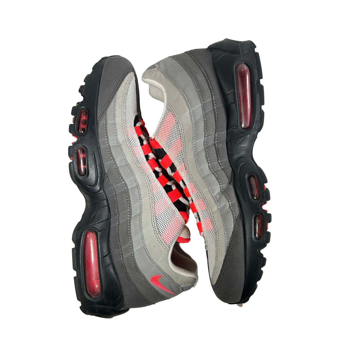 AT2865 100 Nike Air Max 95 OG Solar Red (2018) [USED] - 8 M (Used) (Replace Box)