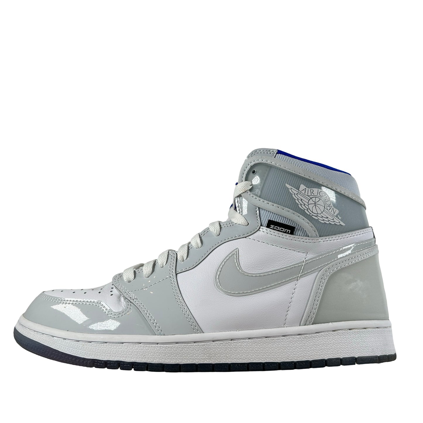 CK6637 104 Jordan 1 Retro High Zoom White Racer Blue [USED] - 11 M (Used) (No Box)