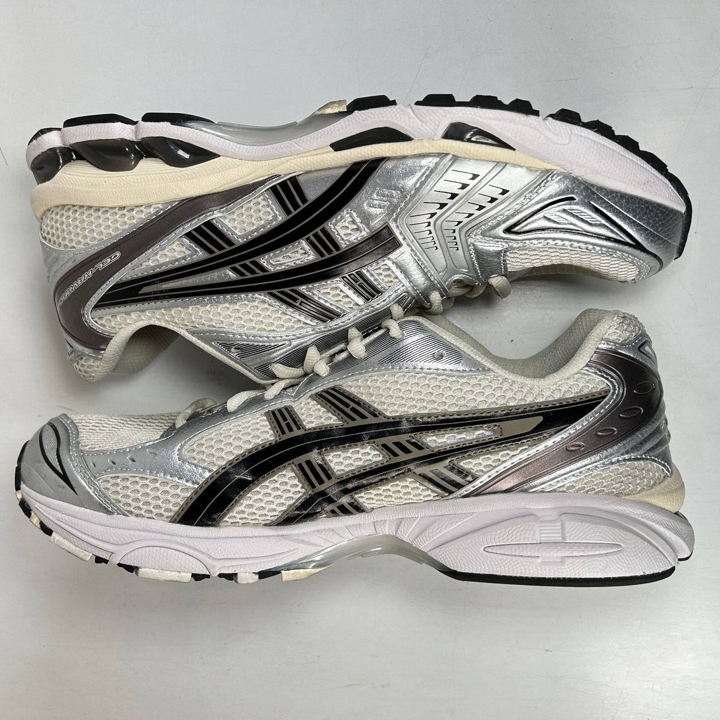 1201A019 108 ASICS Gel-Kayano 14 Cream Black Metallic Plum [USED] - 12 M (Used) (Replace Box)