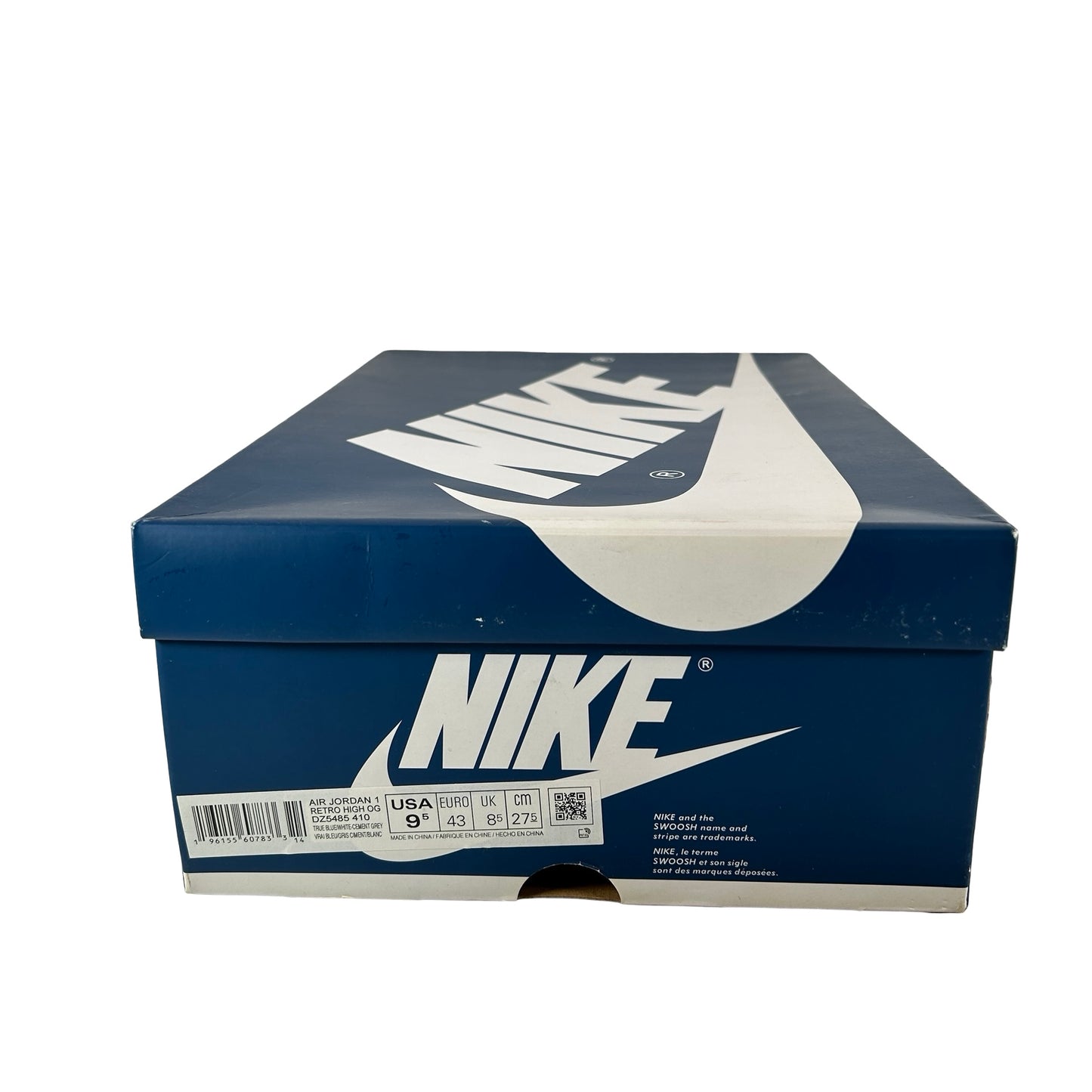 DZ5485 410 Jordan 1 Retro High OG True Blue [USED] - 9.5 M (Used)