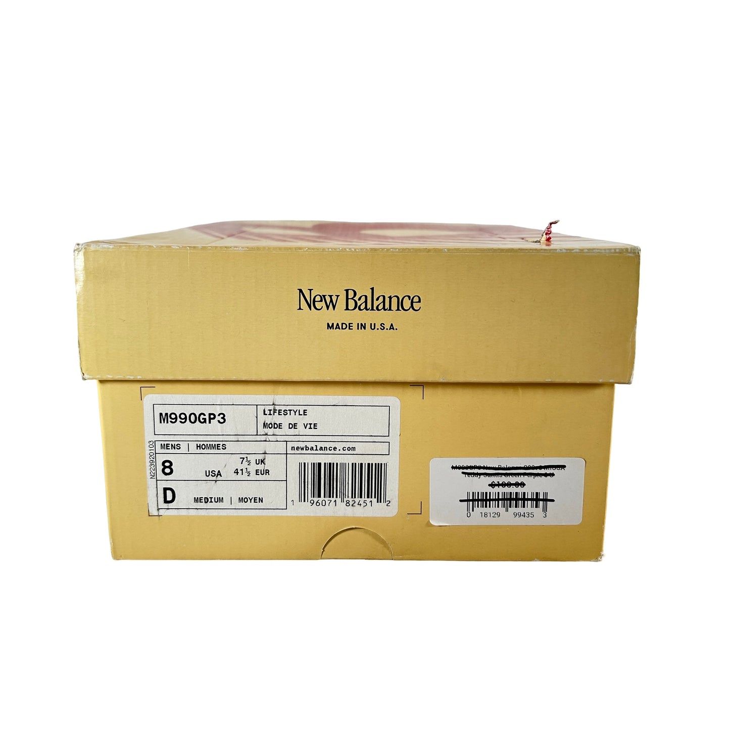 M990GP3 New Balance 990v3 MiUSA Teddy Santis Green Purple [USED] - 8 M (Used)