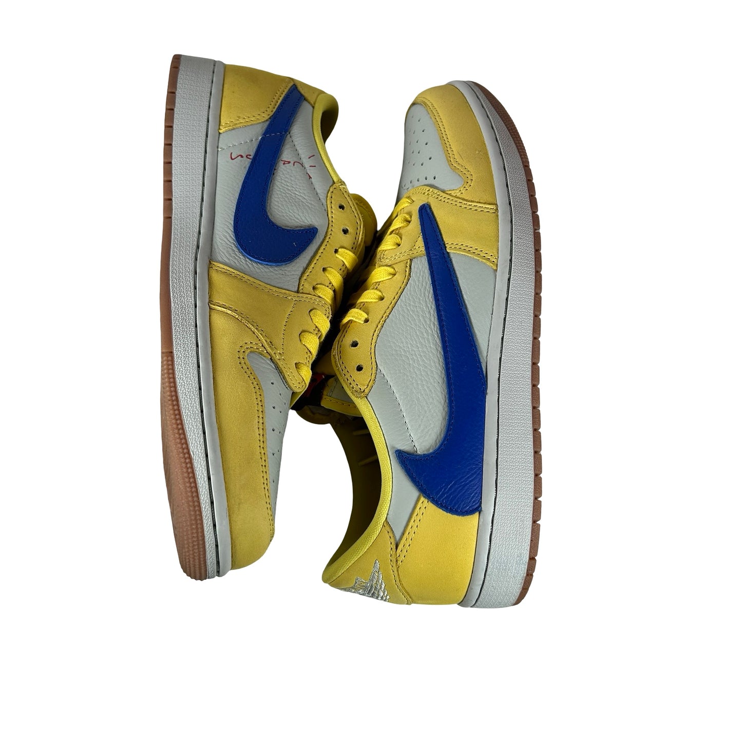 DZ4137 700 Jordan 1 Retro Low OG SP Travis Scott Canary (Women's) [USED] - 12 W (Used3)