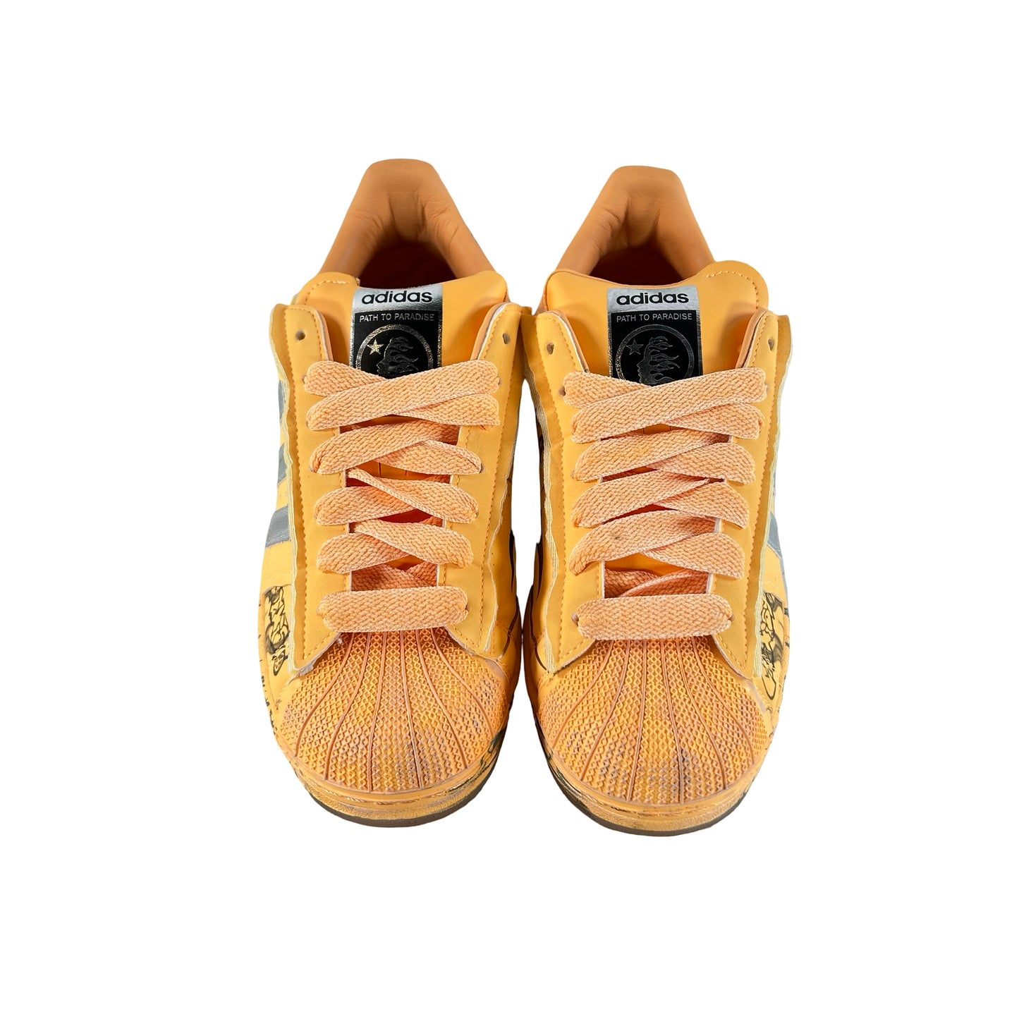 LA1501 adidas Superstar Hellstar Hazy Orange [USED] - 10 M (Used)