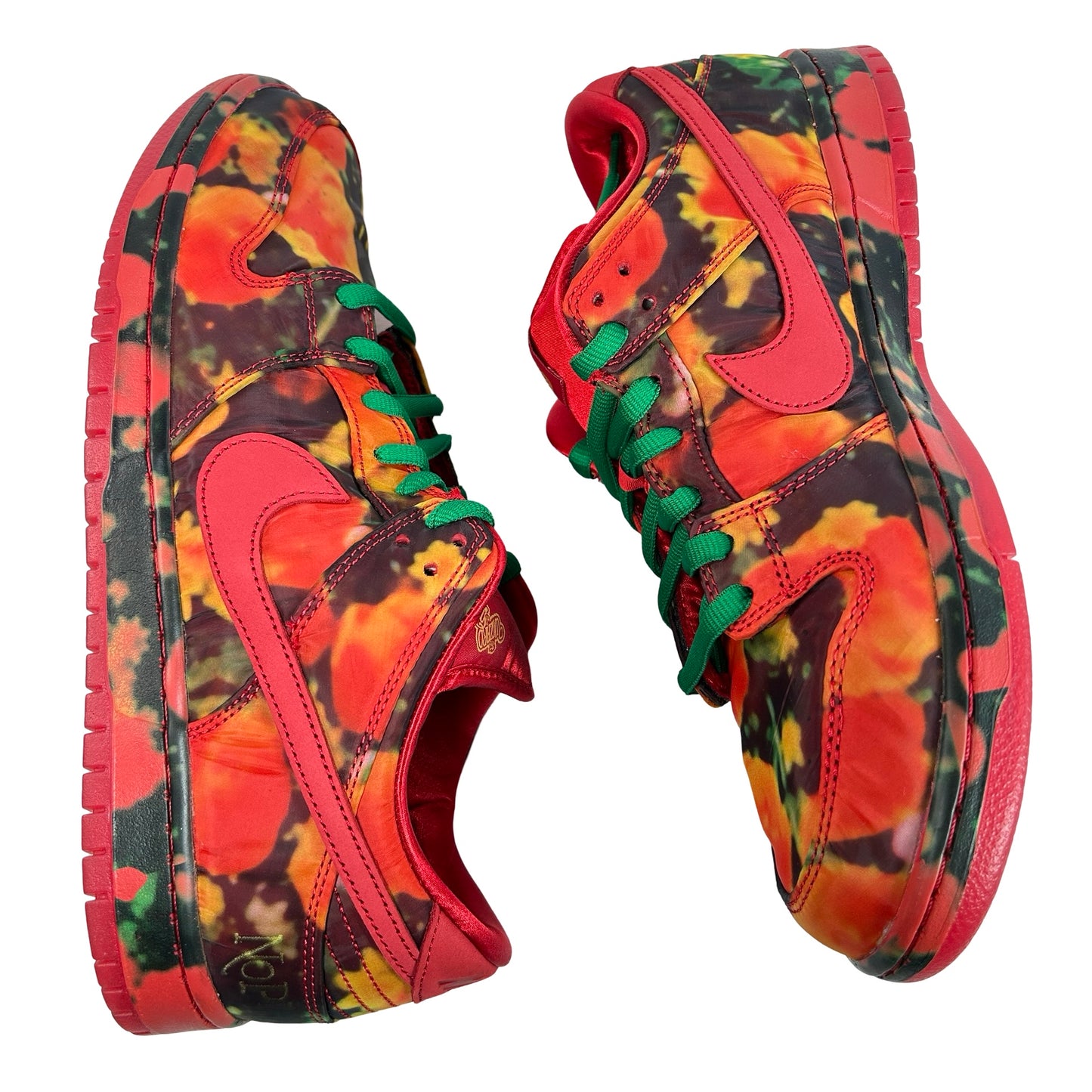 FZ1291 600 Nike SB Dunk Low The Wizard of Oz Poppy Field [USED] - 12 M (VNDS)