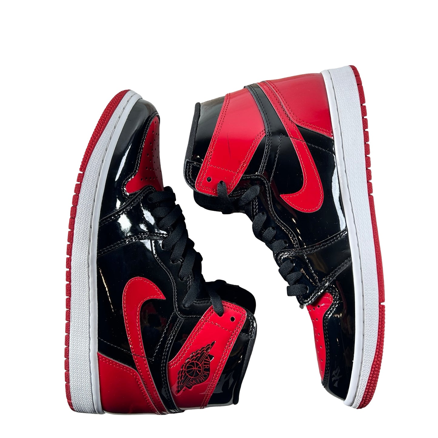 555088 063 Jordan 1 Retro High OG Patent Bred [USED] - 9 M (Used7)