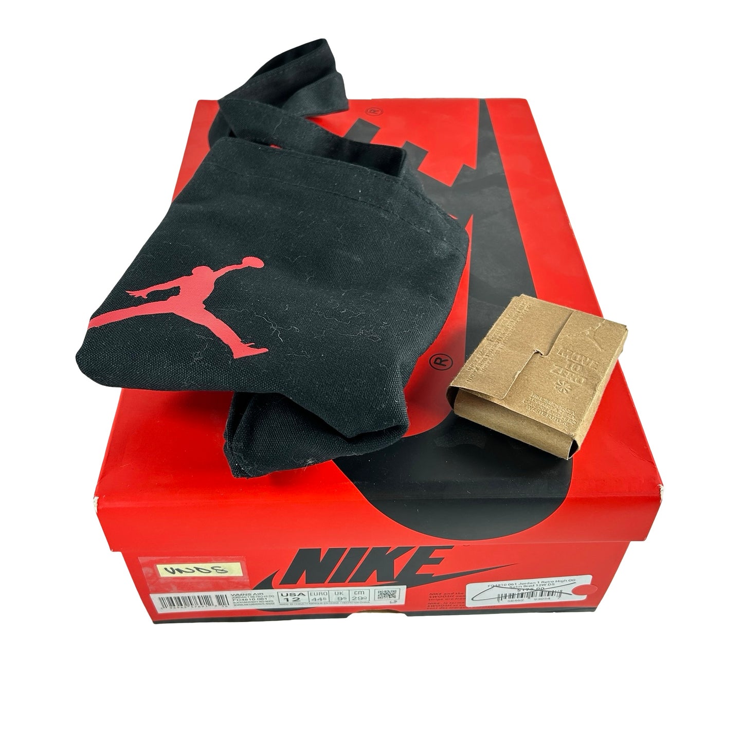 FD4810 061 Jordan 1 Retro High OG Satin Bred [USED] - 12 W (VNDS)