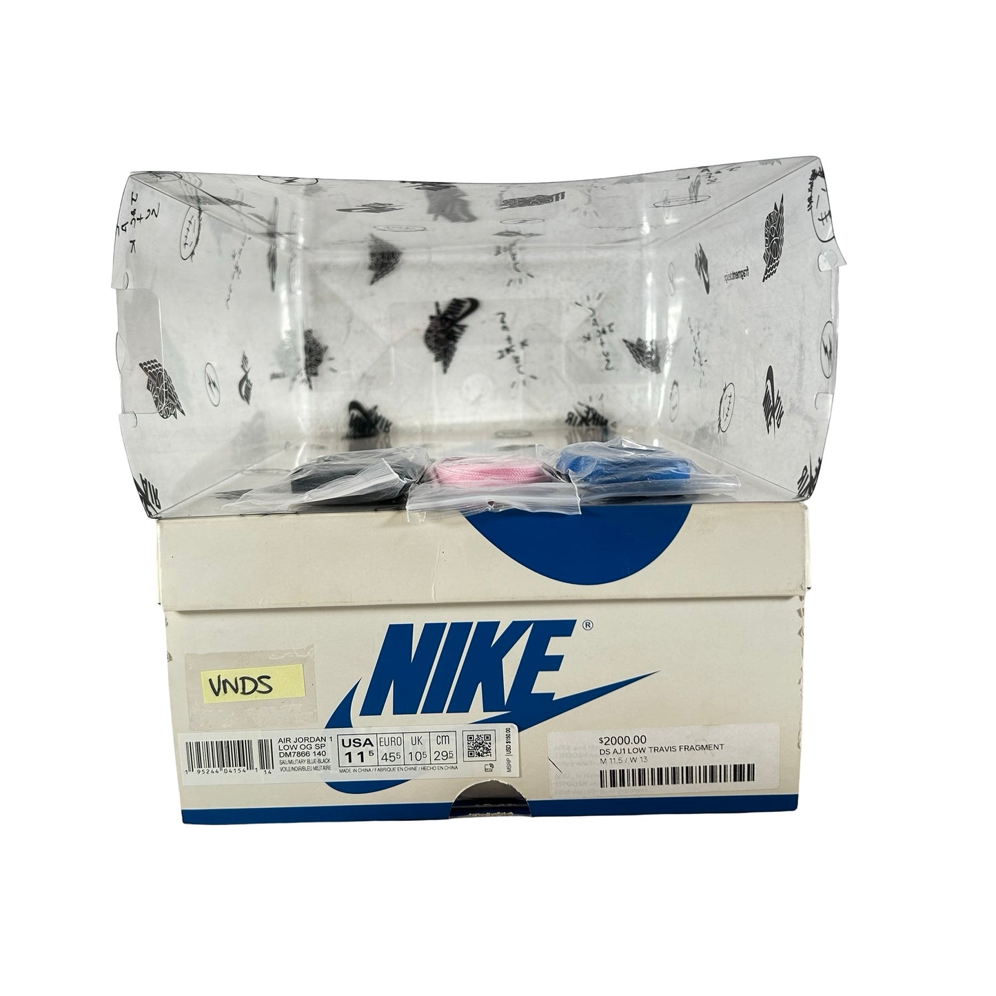 DM7866 140 Jordan 1 Low Fragment x Travis Scott [USED] - 11.5 M (VNDS)