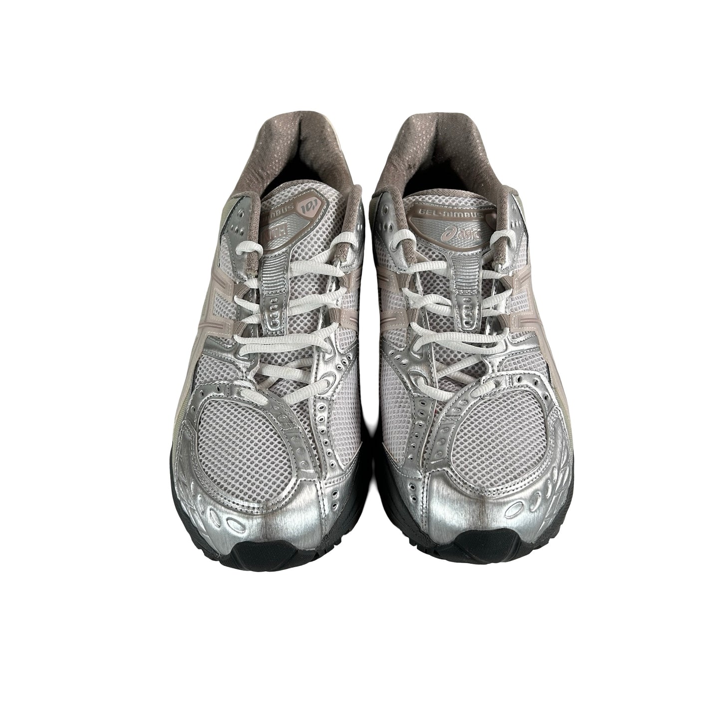 1203A723 100 ASICS Gel-Nimbus 10.1 Kith White Morganite [USED] - 12 M (Used)