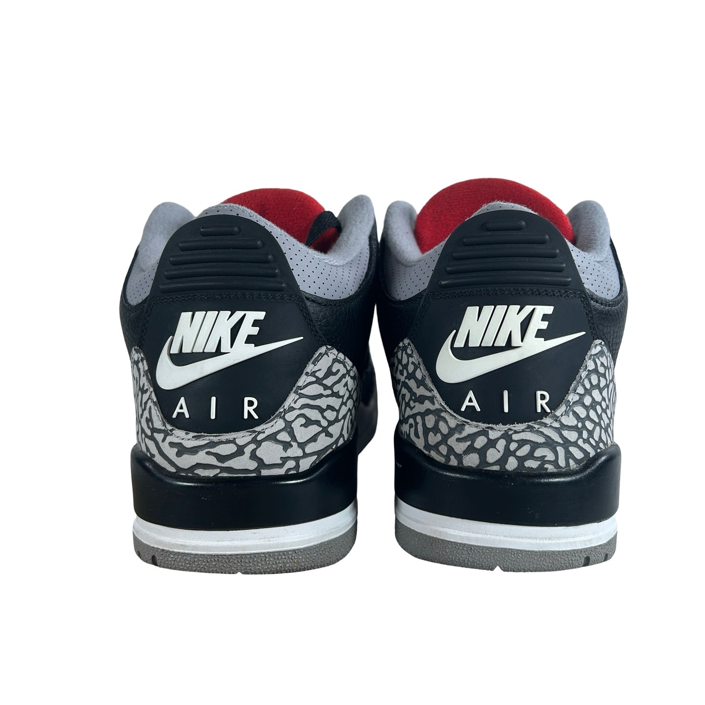 854262 001 Jordan 3 Black Cement 2018 [USED] - 8.5 M (Used2) (Replace Box2)