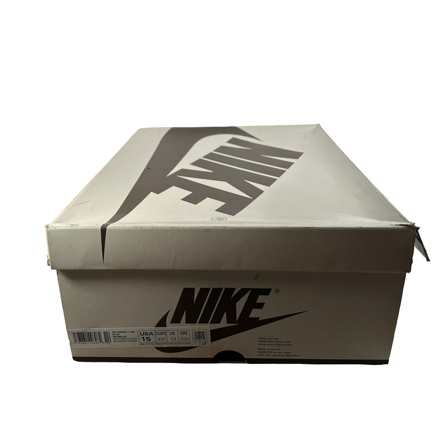 DM7866 202 Jordan 1 Retro Low OG SP Travis Scott Velvet Brown [USED] - 15 (Used)