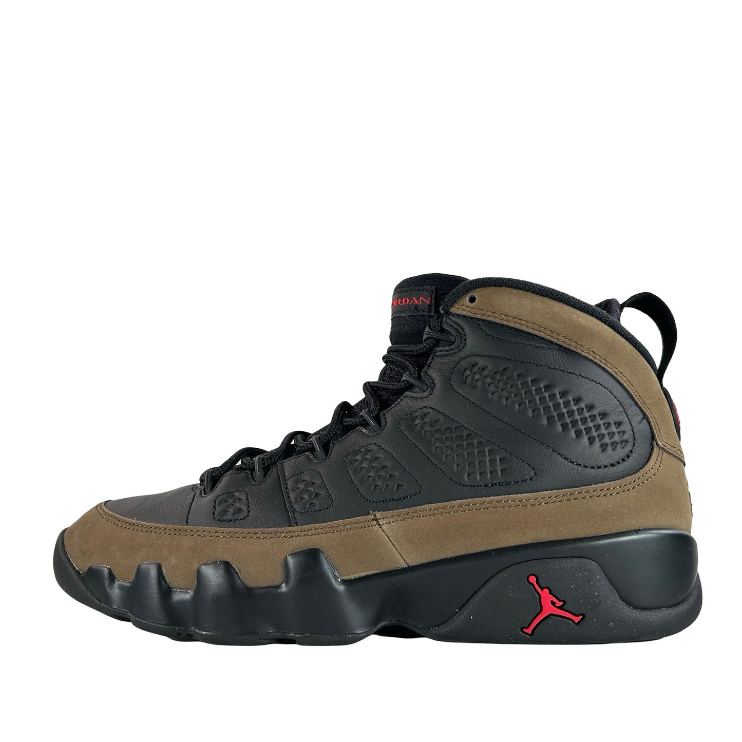 HV4794 030 Air Jordan 9 Retro Olive (2024) [USED] - 9.5 M (Used3)