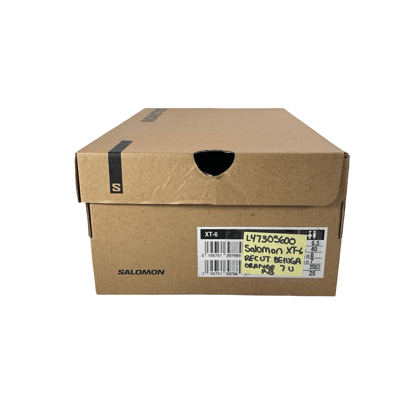 L47305600 Salomon XT-6 RECUT Beluga Russet Orange [USED] - 7 M (Used) (Replace Box)