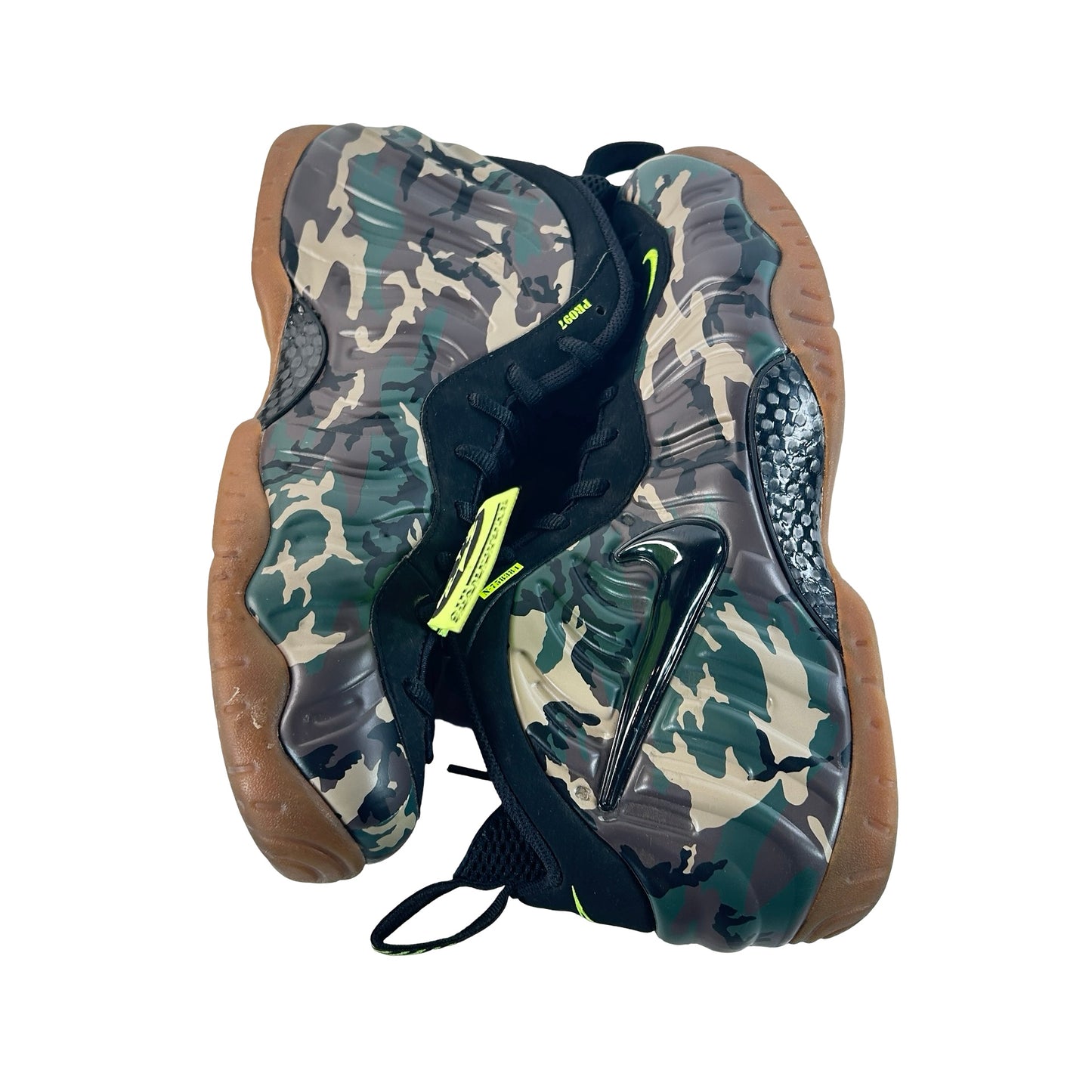 587547 300 Nike Air Foamposite Pro Army Camo [USED] - 13 M (Used)