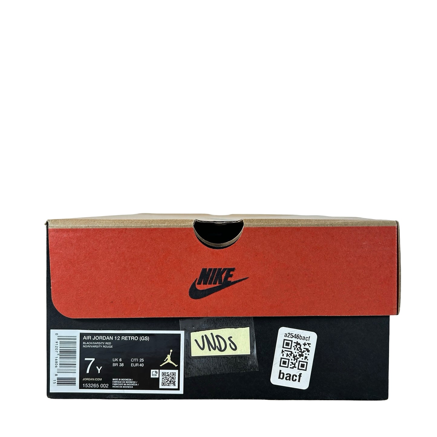 153265 002 Jordan 12 Retro Flu Game (2025) (GS) [USED] - 7 Y (VNDS)