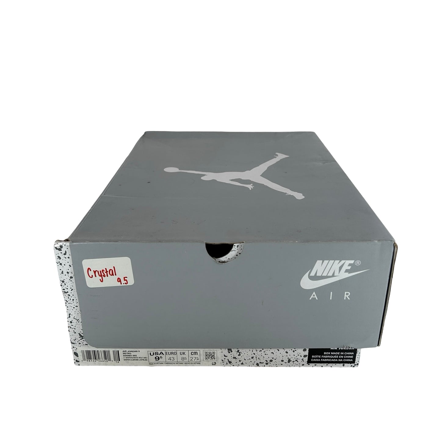 DD0587 002 Jordan 5 Retro Wolf Grey (2026) [USED] - 9.5 M (Used)