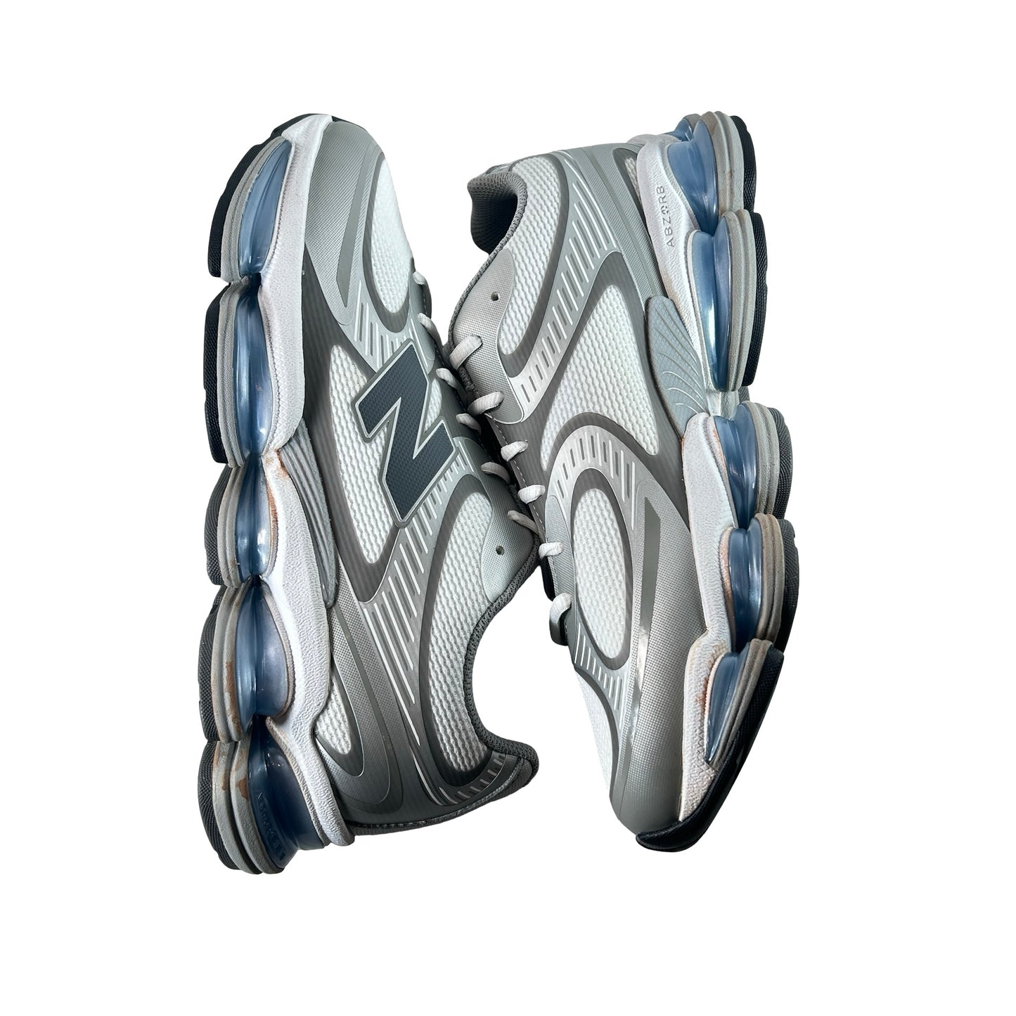 U2000AA New Balance Abzorb 2000 White Grey Blue [USED] - 11.5 M (Used)
