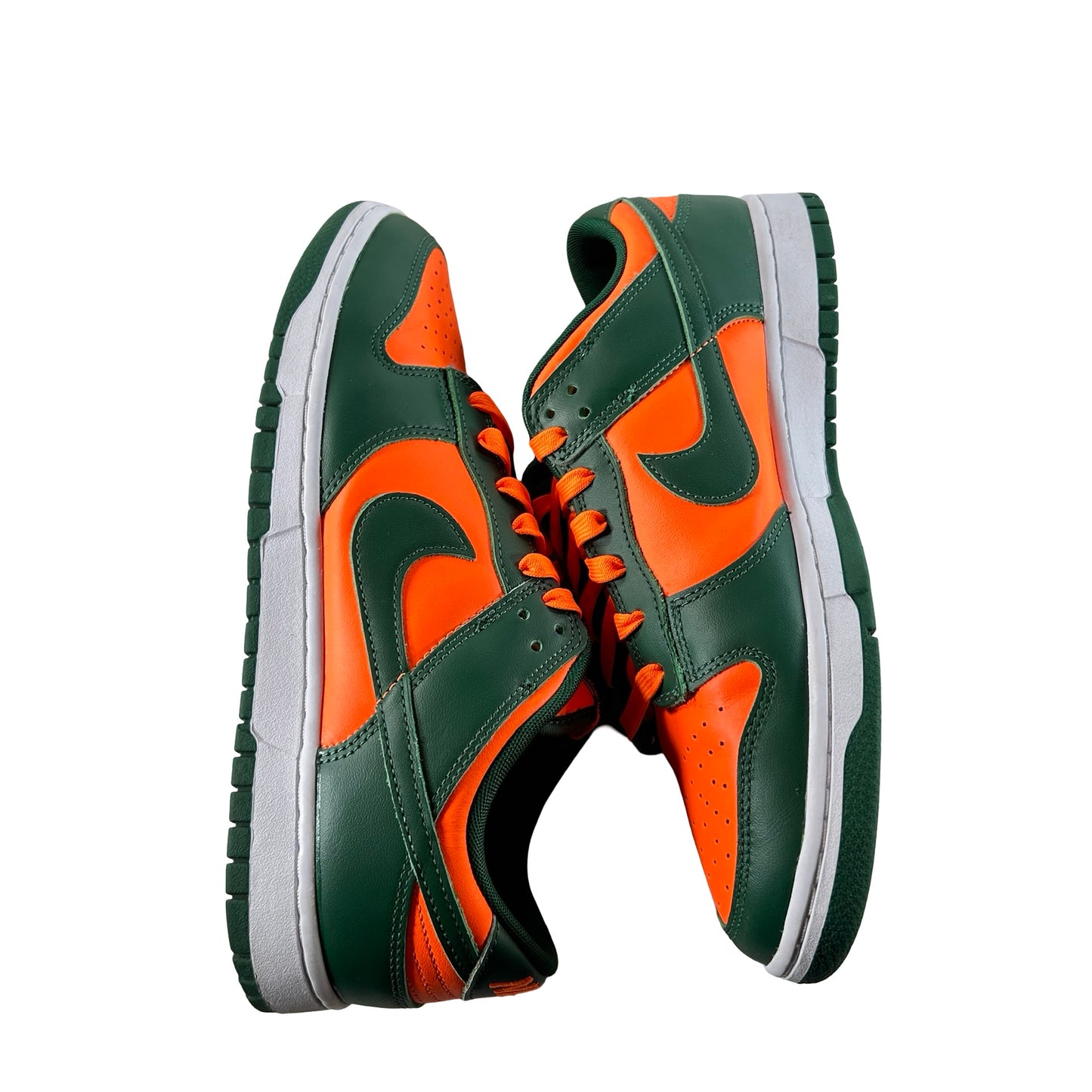 DD1391 300 Nike Dunk Low Retro Miami Hurricanes [USED] - 10 M (Used2) (No Box2)