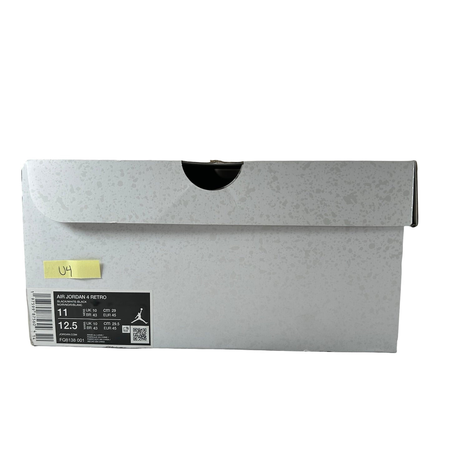 FQ8138 001 Jordan 4 Retro White Thunder [USED] - 11 M (Used4)