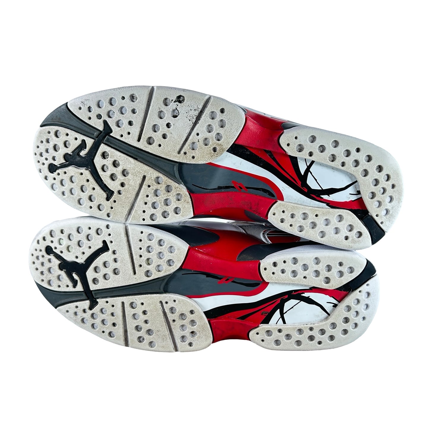 305381 100 Jordan 8 Retro White True Red (2025) [USED] - 10 M (Used4)