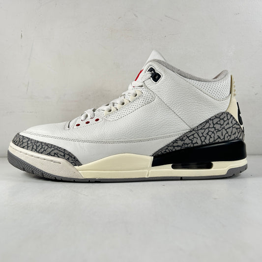 DN3707 100 Jordan 3 Retro White Cement Reimagined [USED] - 13 M (Used) (No Box)