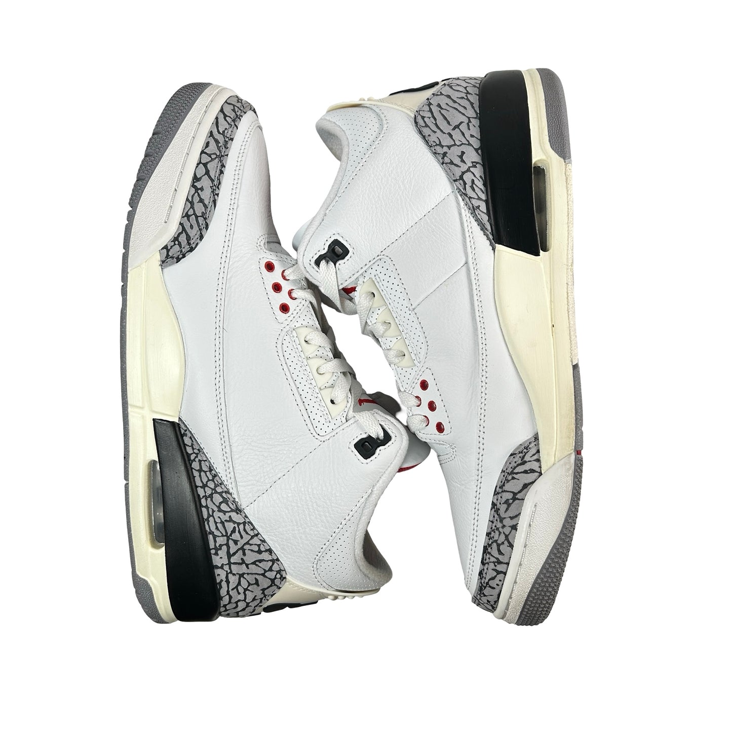 DN3707 100 Jordan 3 Retro White Cement Reimagined [USED] - 9.5 M (Used13)
