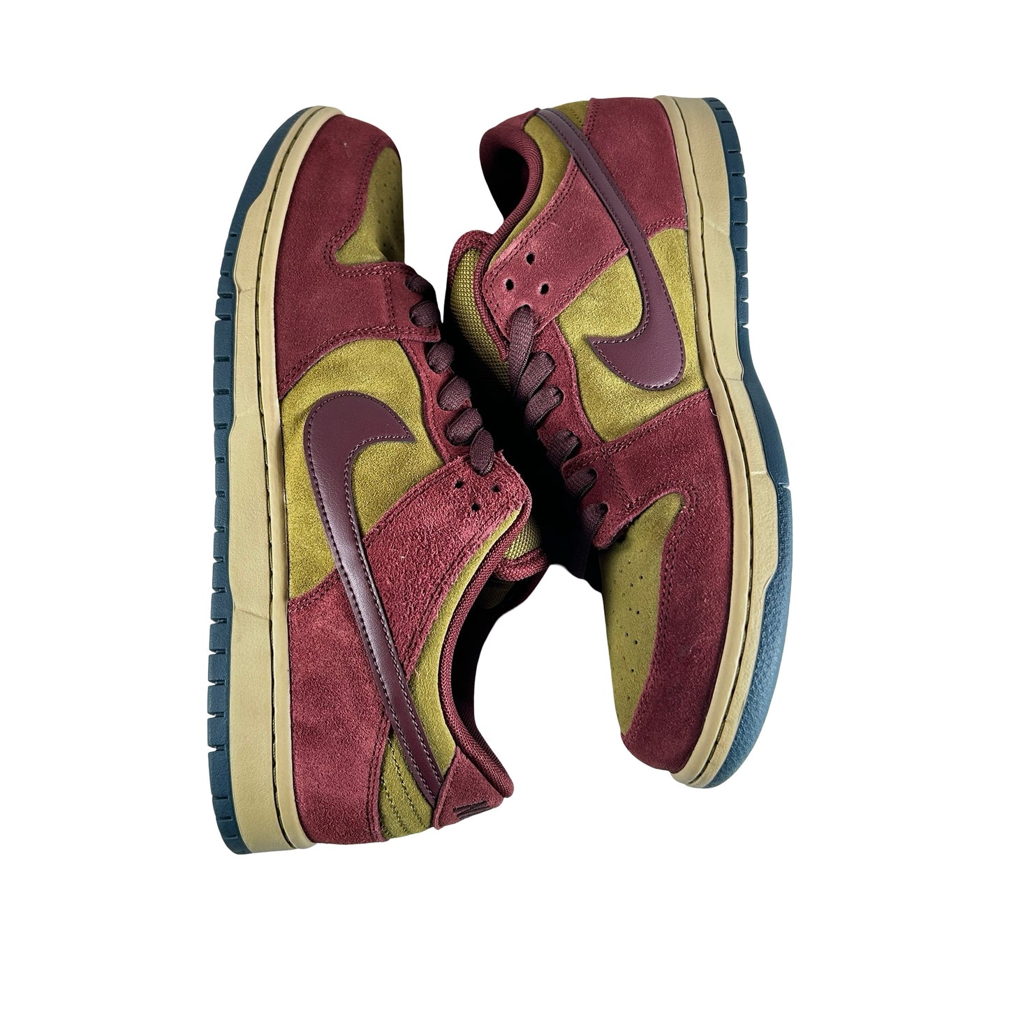 HQ1625 600 Nike SB Dunk Low Dark Team Red Olive Flak [USED] - 11 M (Used)