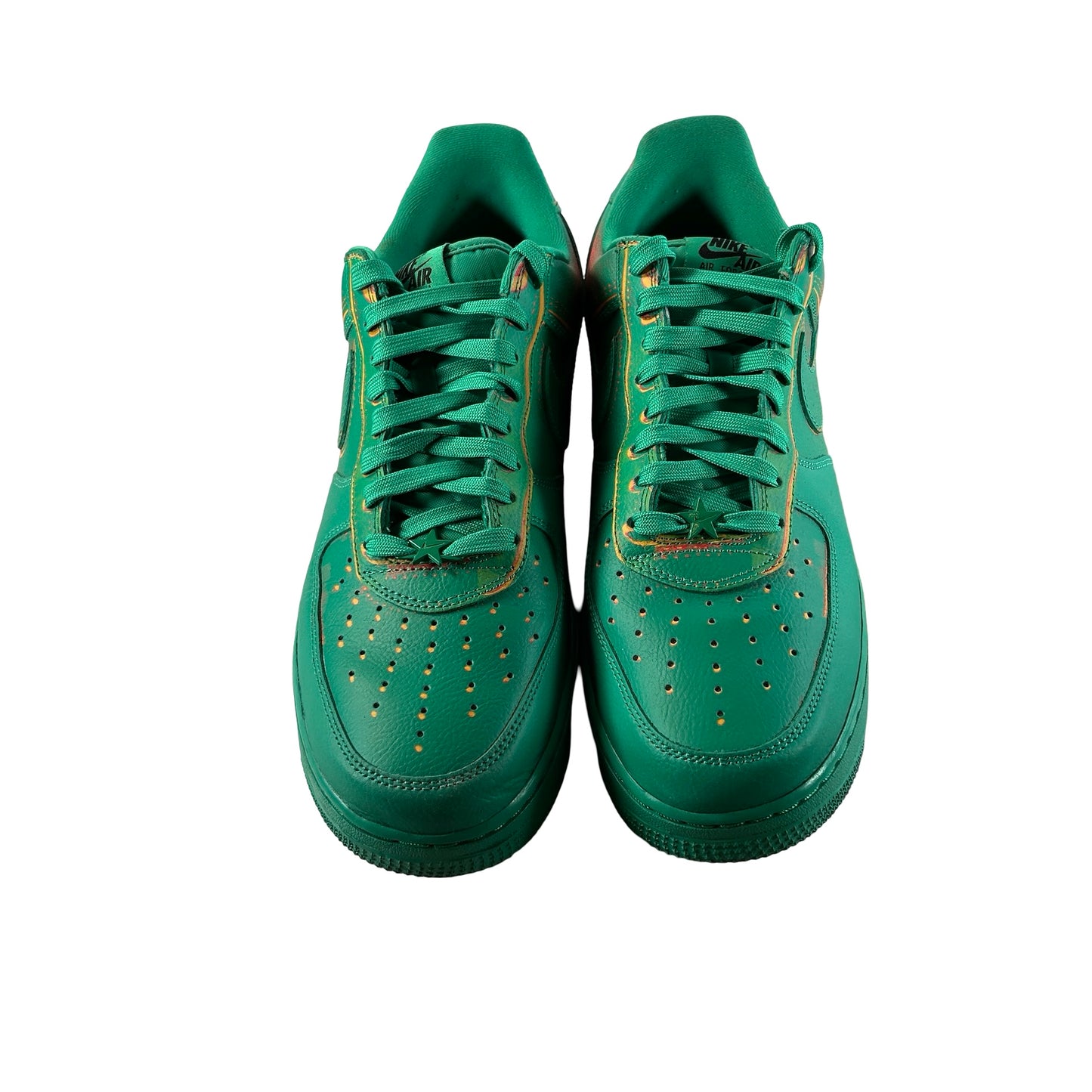 IB6834 300 Nike Air Force 1 Low '07 Stadium Green Crimson [USED] - 11.5 M (Used)