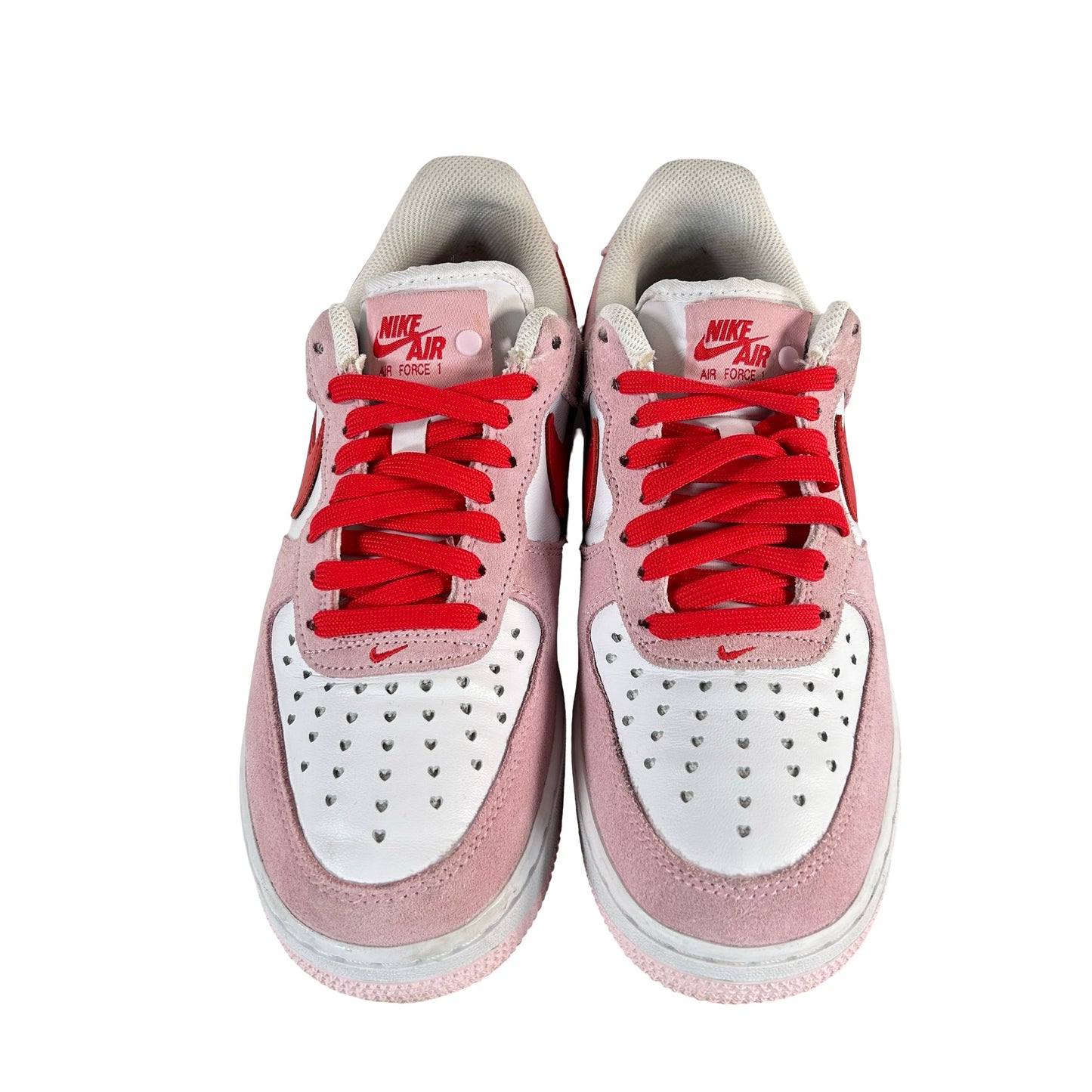 DD3384 600 Nike Air Force 1 Low '07 QS Valentine's Day Love Letter [USED] - 7.5 M (Used)